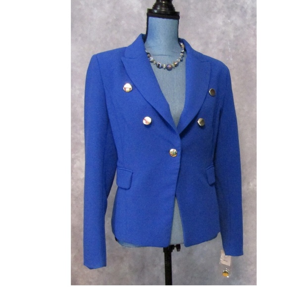 mango blue blazer